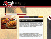 Tablet Screenshot of mariasdowntown.com